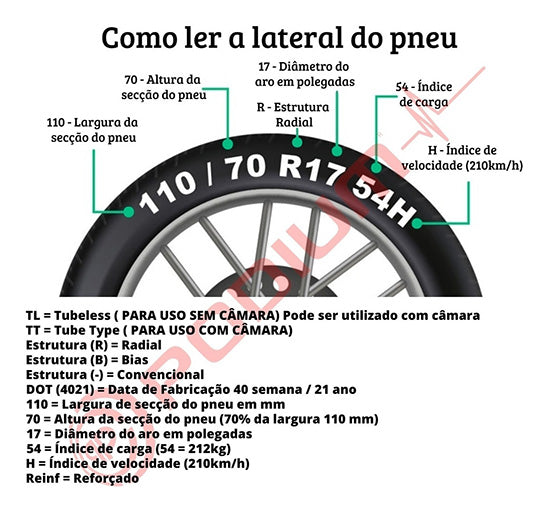 Pneu de Moto Pirelli MT60 120/80-18 62T TL - Traseiro